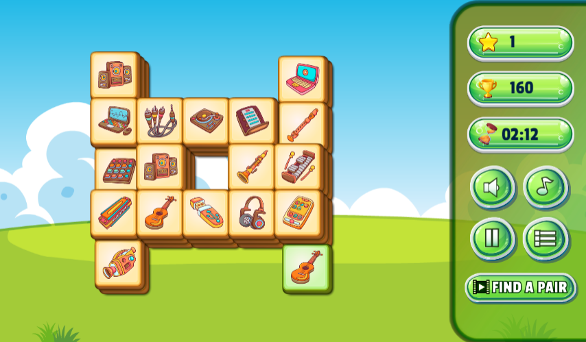 Musical Mahjong background