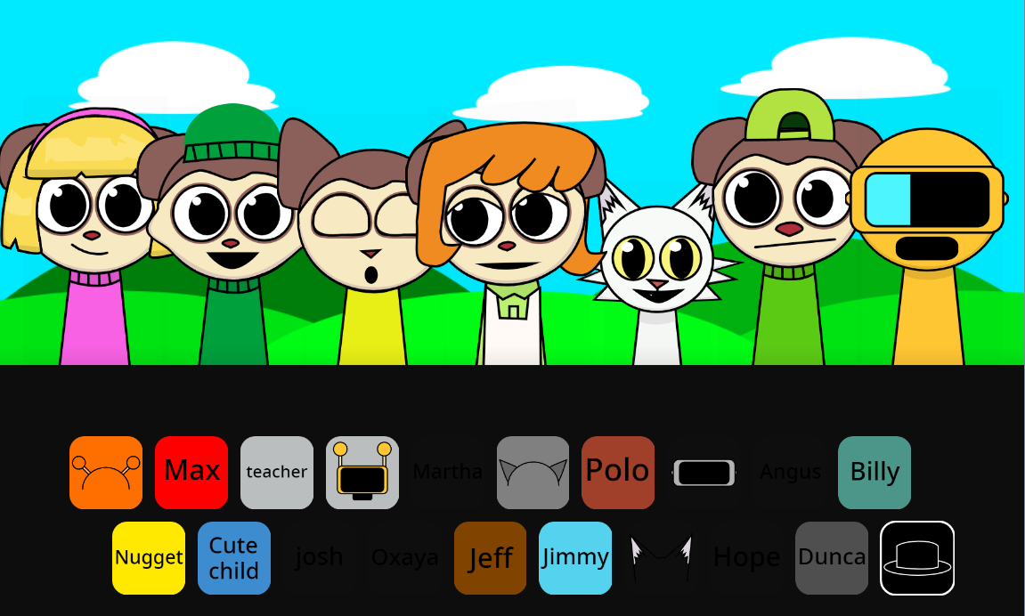 Incredibox Sprunki Max Design Pro background