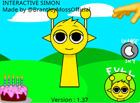 Interactive Simon background