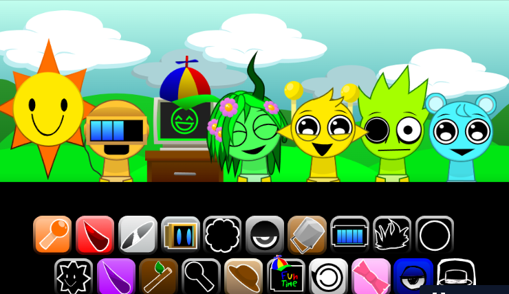 Sprunki Babies background