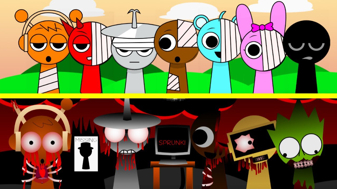 Sprunki But Everyone Is Alive background