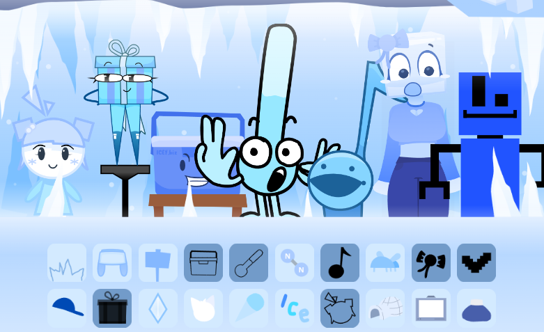 Sprunki Cool As Ice background