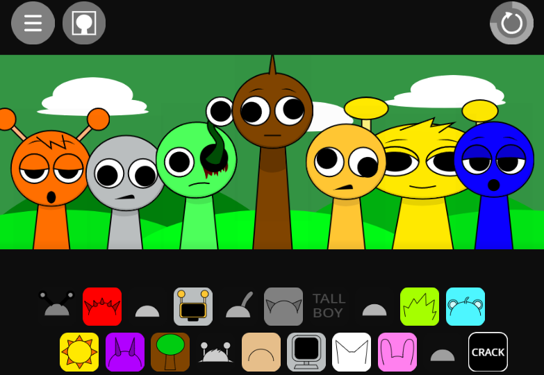 Sprunki Crack Edition background