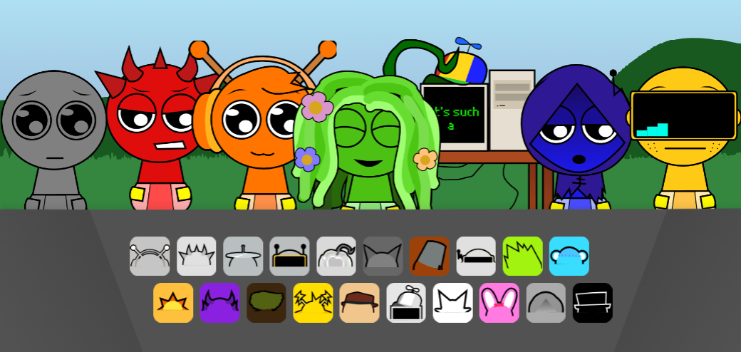 Sprunki Retake Babies background