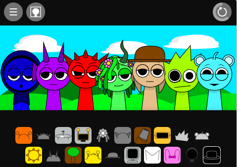 Sprunki Rework background