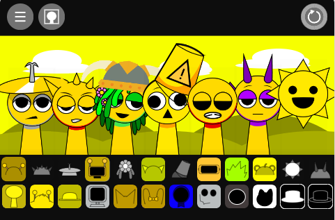 Sprunki Version Mostard Remix background